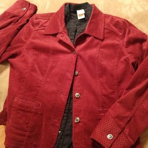 Classic Christopher & Banks Wine colored blazer